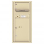 1 Over-Sized Tenant Door with 1 Parcel Locker and Outgoing Mail Compartment - 4C Wall Mount ADA Max Height Mailboxes - 4CADS-01 1 Over-Sized Tenant Door with 1 Parcel Locker and Outgoing Mail Compartment - 4C Wall Mount ADA Max Height Mailboxes - 4CADS-01