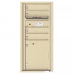 4 Tenant Doors with 1 Parcel Locker and Outgoing Mail Compartment - 4C Wall Mount ADA Max Height Mailboxes - 4CADS-04 4 Tenant Doors with 1 Parcel Locker and Outgoing Mail Compartment - 4C Wall Mount ADA Max Height Mailboxes - 4CADS-04