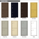 2 Parcel Doors Unit - 4C Wall Mount ADA Max Height - 4CADS-2P 2 Parcel Doors Unit - 4C Wall Mount ADA Max Height - 4CADS-2P
