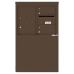 2 Tenant Doors with 1 Parcel Locker and Outgoing Mail Compartment - 4C Depot Mailbox Module - 4C06D-02-D 2 Tenant Doors with 1 Parcel Locker and Outgoing Mail Compartment - 4C Depot Mailbox Module - 4C06D-02-D