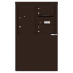 2 Tenant Doors with 1 Parcel Locker and Outgoing Mail Compartment - 4C Depot Mailbox Module - 4C06D-02-D 2 Tenant Doors with 1 Parcel Locker and Outgoing Mail Compartment - 4C Depot Mailbox Module - 4C06D-02-D