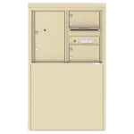2 Tenant Doors with 1 Parcel Locker and Outgoing Mail Compartment - 4C Depot Mailbox Module - 4C06D-02-D 2 Tenant Doors with 1 Parcel Locker and Outgoing Mail Compartment - 4C Depot Mailbox Module - 4C06D-02-D