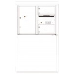 2 Tenant Doors with 1 Parcel Locker and Outgoing Mail Compartment - 4C Depot Mailbox Module - 4C06D-02-D 2 Tenant Doors with 1 Parcel Locker and Outgoing Mail Compartment - 4C Depot Mailbox Module - 4C06D-02-D