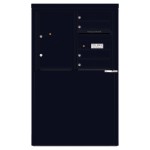 4 Tenant Doors with 1 Parcel Locker and Outgoing Mail Compartment - 4C Depot Mailbox Module - 4C06D-05-D 4 Tenant Doors with 1 Parcel Locker and Outgoing Mail Compartment - 4C Depot Mailbox Module - 4C06D-05-D