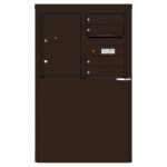 4 Tenant Doors with 1 Parcel Locker and Outgoing Mail Compartment - 4C Depot Mailbox Module - 4C06D-05-D 4 Tenant Doors with 1 Parcel Locker and Outgoing Mail Compartment - 4C Depot Mailbox Module - 4C06D-05-D
