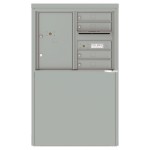4 Tenant Doors with 1 Parcel Locker and Outgoing Mail Compartment - 4C Depot Mailbox Module - 4C06D-05-D 4 Tenant Doors with 1 Parcel Locker and Outgoing Mail Compartment - 4C Depot Mailbox Module - 4C06D-05-D