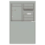 5 Tenant Doors with 1 Parcel Locker and Outgoing Mail Compartment - 4C Depot Mailbox Module - 4C06D-05-D