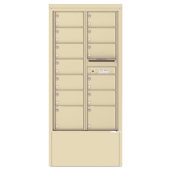 13 Tenant Doors and Outgoing Mail Compartment - 4C Depot Mailbox Module - 4C15D-13-D 13 Tenant Doors and Outgoing Mail Compartment - 4C Depot Mailbox Module - 4C15D-13-D