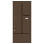 16 Tenant Doors with 2 Parcel Lockers and Outgoing Mail Compartment - 4C Depot Mailbox Module - 4C15D-16-D 16 Tenant Doors with 2 Parcel Lockers and Outgoing Mail Compartment - 4C Depot Mailbox Module - 4C15D-16-D