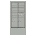 16 Tenant Doors with 2 Parcel Lockers and Outgoing Mail Compartment - 4C Depot Mailbox Module - 4C15D-16-D 16 Tenant Doors with 2 Parcel Lockers and Outgoing Mail Compartment - 4C Depot Mailbox Module - 4C15D-16-D