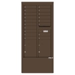 18 Tenant Doors with 2 Parcel Lockers and Outgoing Mail Compartment - 4C Depot Mailbox Module - 4C15D-18-D
