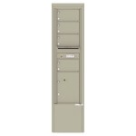 4 Tenant Doors with 1 Parcel Locker and Outgoing Mail Compartment - 4C Depot Mailbox Module - 4C15S-04-D 4 Tenant Doors with 1 Parcel Locker and Outgoing Mail Compartment - 4C Depot Mailbox Module - 4C15S-04-D