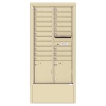 20 Tenant Doors with 2 Parcel Lockers and Outgoing Mail Compartment - 4C Depot Mailbox Module - 4C16D-20-D