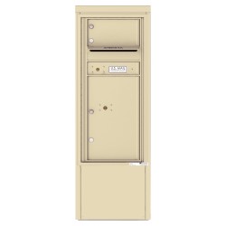 1 Tenant Door with 1 Parcel Locker and Outgoing Mail Compartment - 4C Depot Mailbox Module - 4CADS-01-D