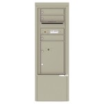 3 Tenant Doors with 1 Parcel Locker and Outgoing Mail Compartment - 4C Depot Mailbox Module - 4CADS-03-D 3 Tenant Doors with 1 Parcel Locker and Outgoing Mail Compartment - 4C Depot Mailbox Module - 4CADS-03-D